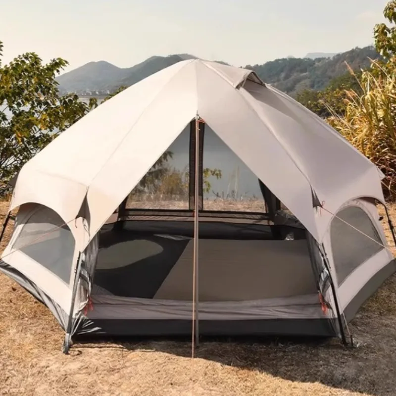 

Outdoor Travel Folding Mongolian Tent Quick Automatic Opening Portable Rainproof Rest Tents Family Picnic Camping Equipment