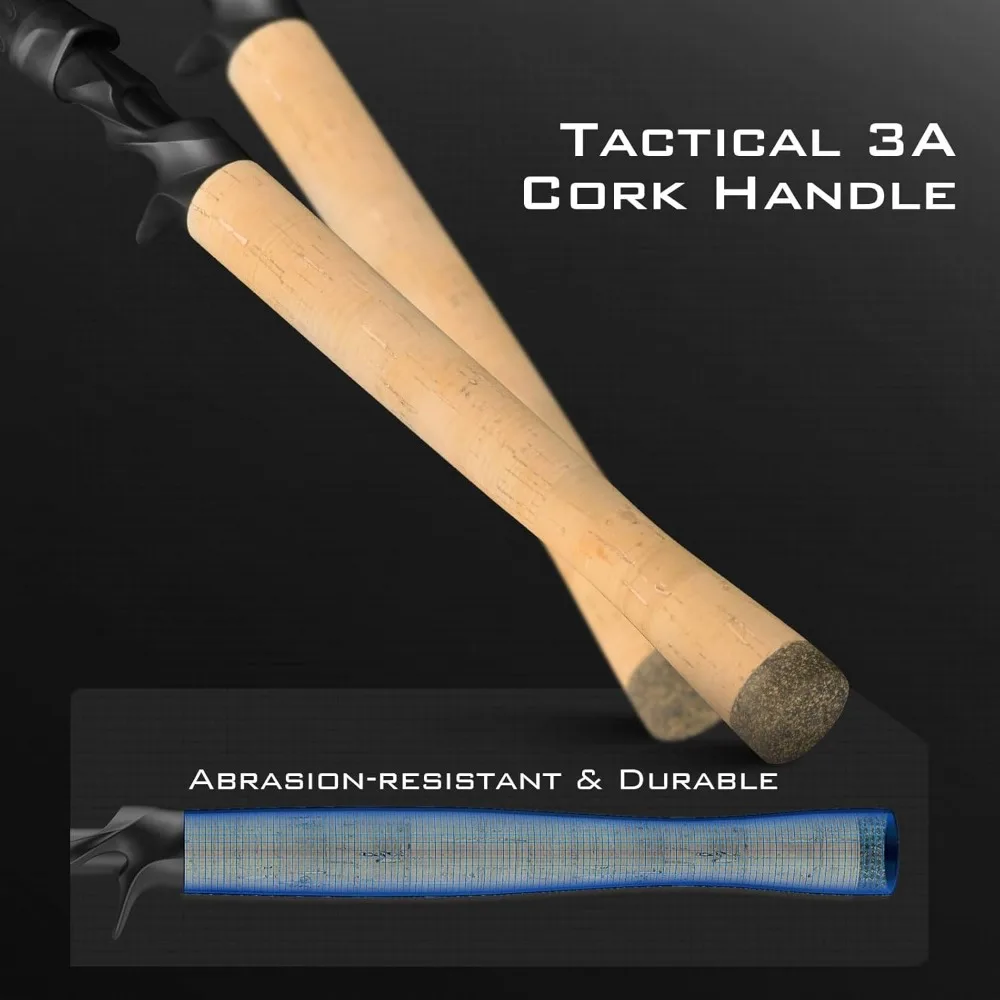 Travel Fishing Rods Set, 4 & 6 Piece, Spinning, Casting, and Fly Models, IM6 Graphite Blank, Titanium Guides, Eagle Passage Seri