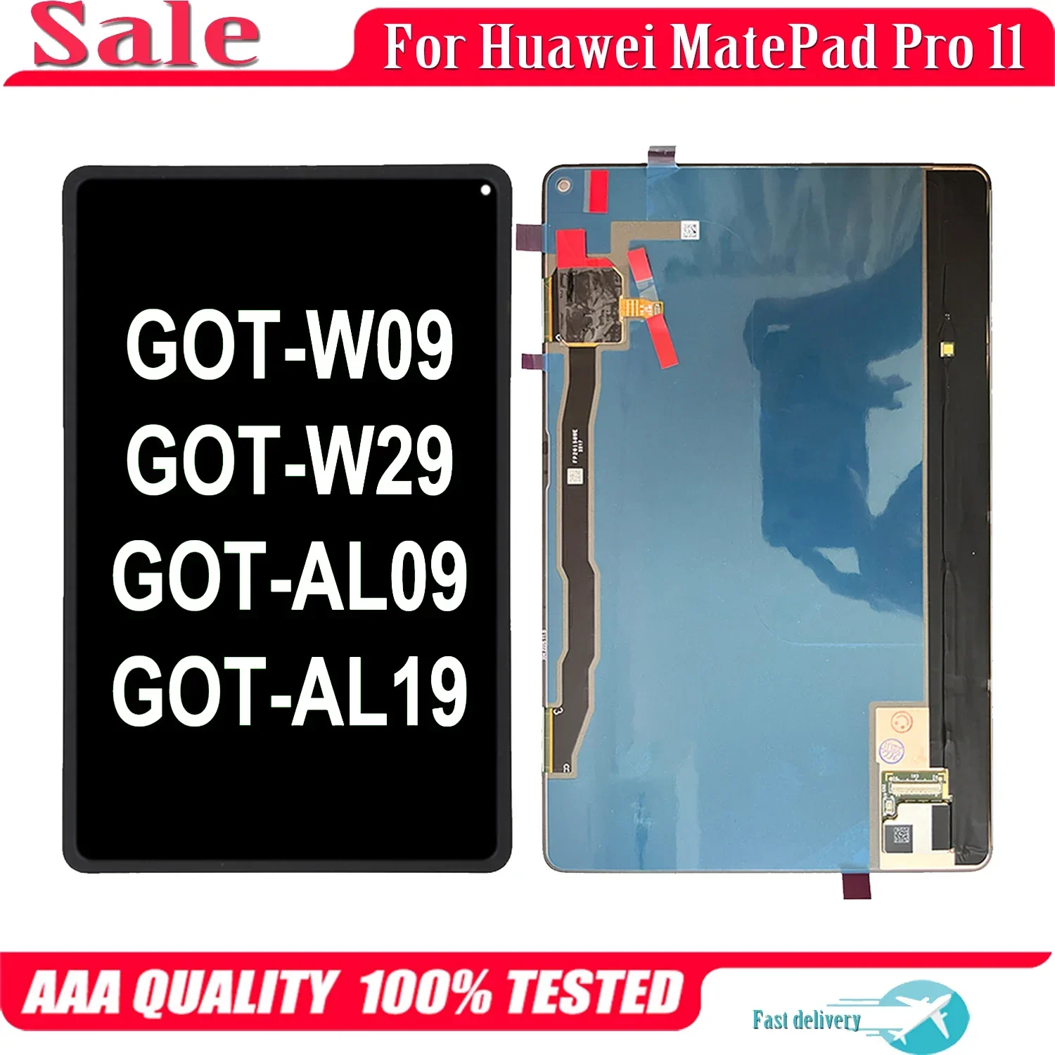 

For Huawei MatePad Pro 11 2022 LCD GOT-W09 GOT-W29 GOT-AL09 GOT-AL19 Display Touch Screen Digitizer Assembly