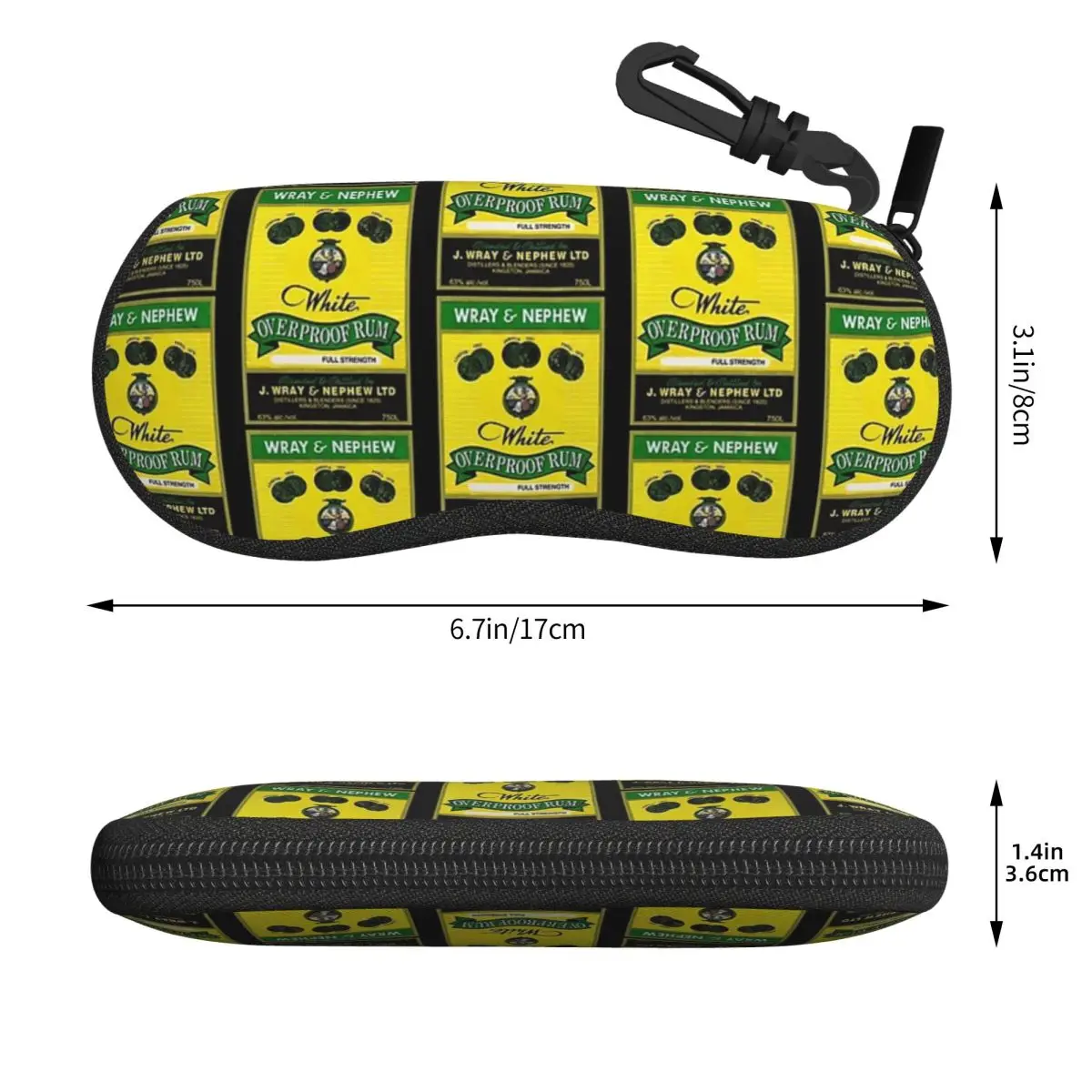 Wray And Nephew 쉘 안경 케이스 보호대 선글라스 박스 여성 남성 소프트 안경 가방 파우치