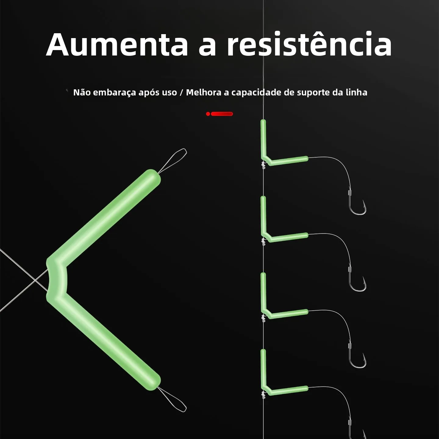 linha-de-pesca-com-anzol-duplo-e-isca-anti-emaranhamento-suporte-em-formato-de-feijao-posicionador-de-anzol-pequeno-acess