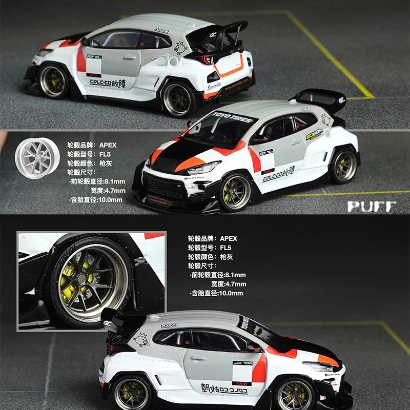 

PuffStudio_1: 64 Ступица колеса, вставная втулка 8,1 мм, подходит для моделей автомобиля 1/64, аксессуары для модификации