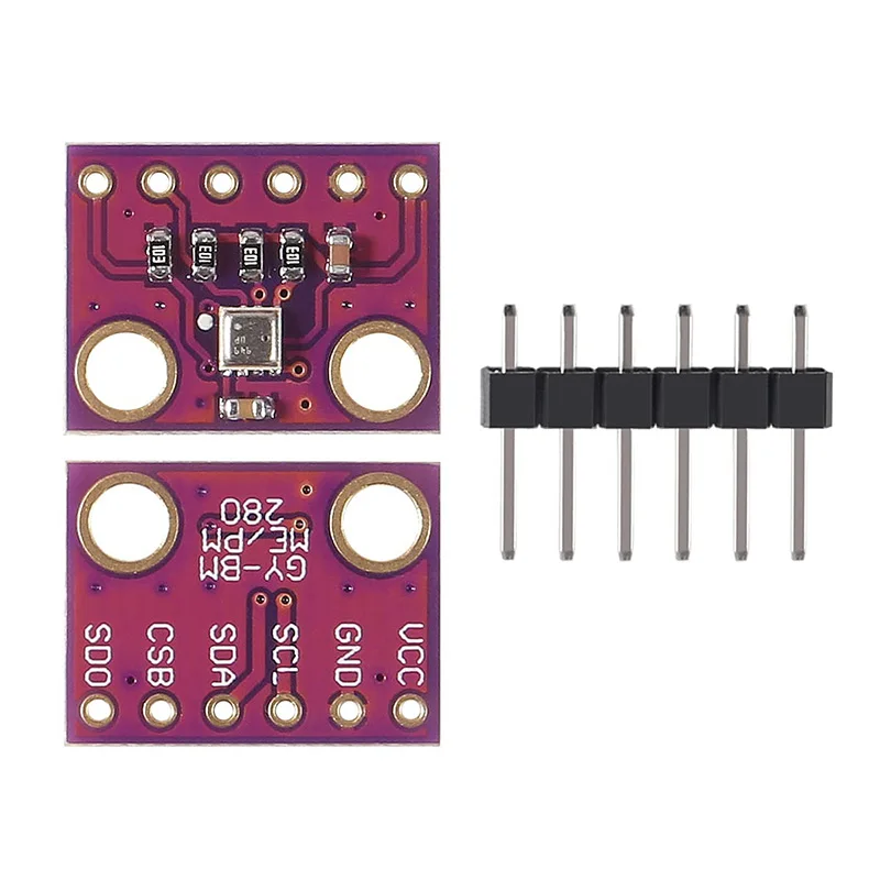 3in1 BME280 3.3V 5V Digital Barometric Pressure Altitude Sensor I2C/SPI High Precision And Humidity Temperature Module