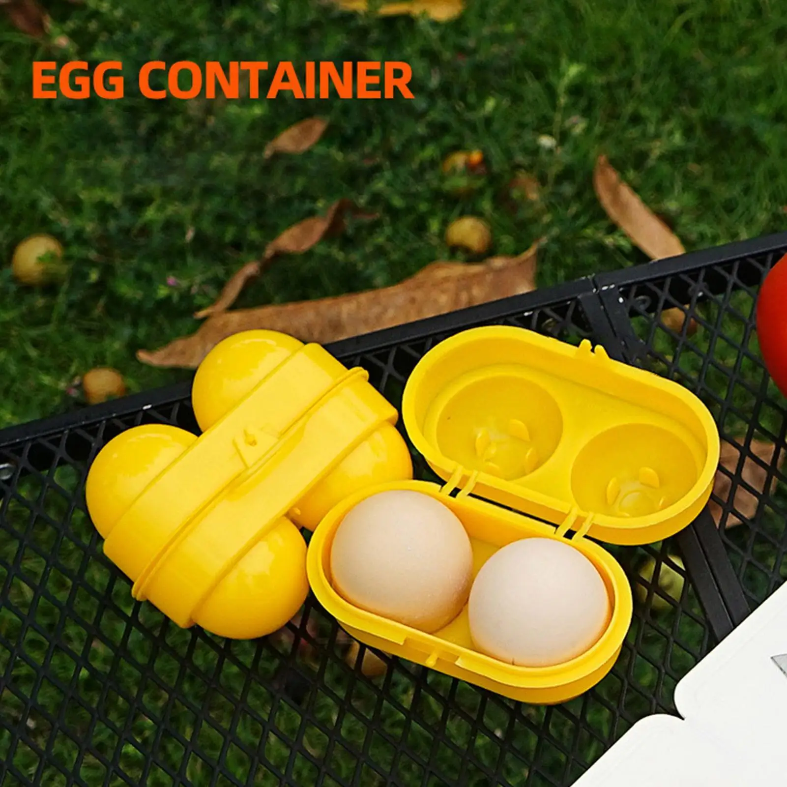 Egg Protection Tray 2 Shockproof Protection Egg Storage Box Tray Travel Breakfast Tea Egg Box For Camping And Refrigerator