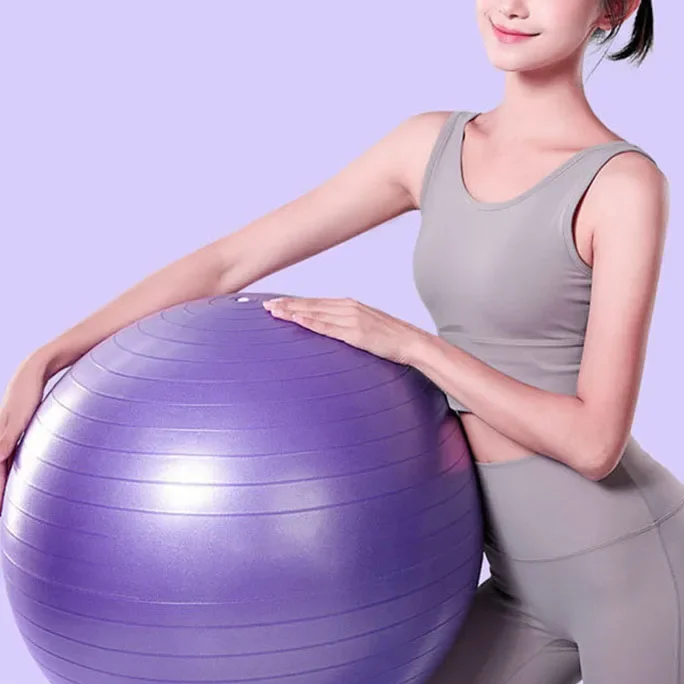 Home Gym Exercise Anti-Burst Small 25cm Pilates Ball Mini Stability Massage Yoga Ball