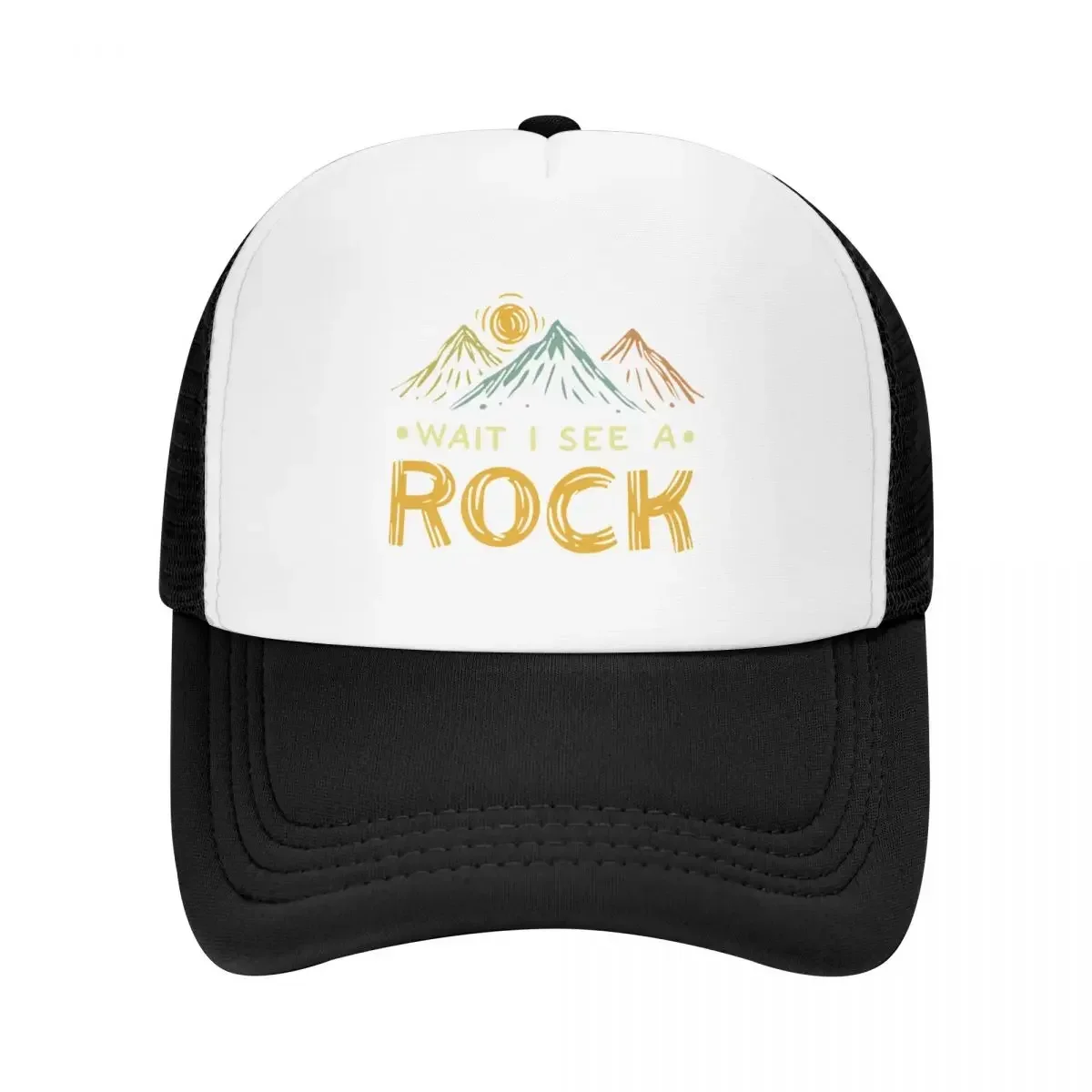 Geology Geologist Rockhound Rockhounding Retro Baseball Cap Anime Hat Rugby Golf Wear Icon Golf Men Women's