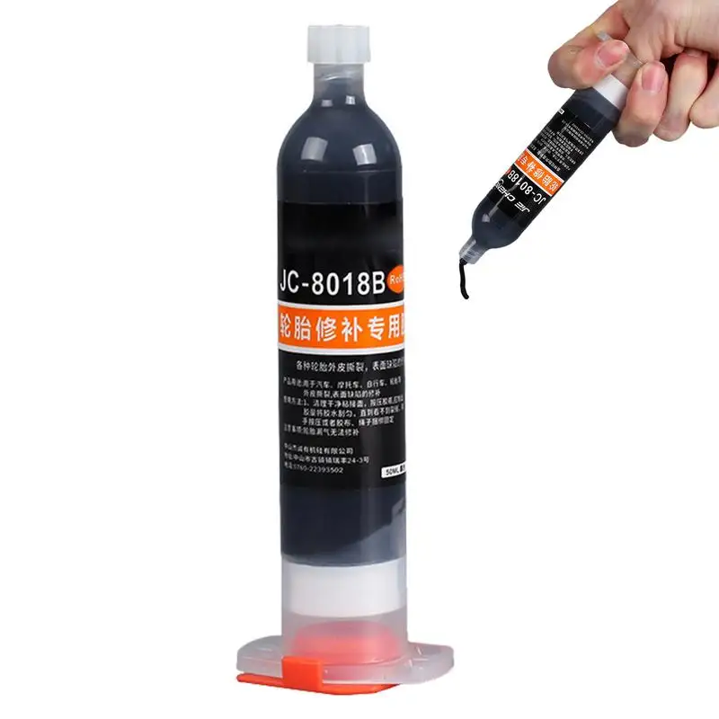 Rubber Cement Tire Repair 50ml Rubber Glue For Tires Waterproof Tire Sidewall Repair Tire Restoration Agent Fast-Acting For