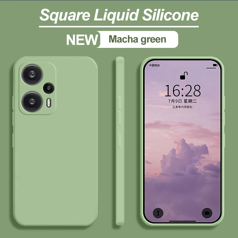 Poco F5 F5 PocoF5 Pro Hülle Original Flüssigsilikon Soft Cover für Xiaomi Poco F5 F5 PocoF5 Pro F5Pro stoßfeste Handyhüllen – Detail 14