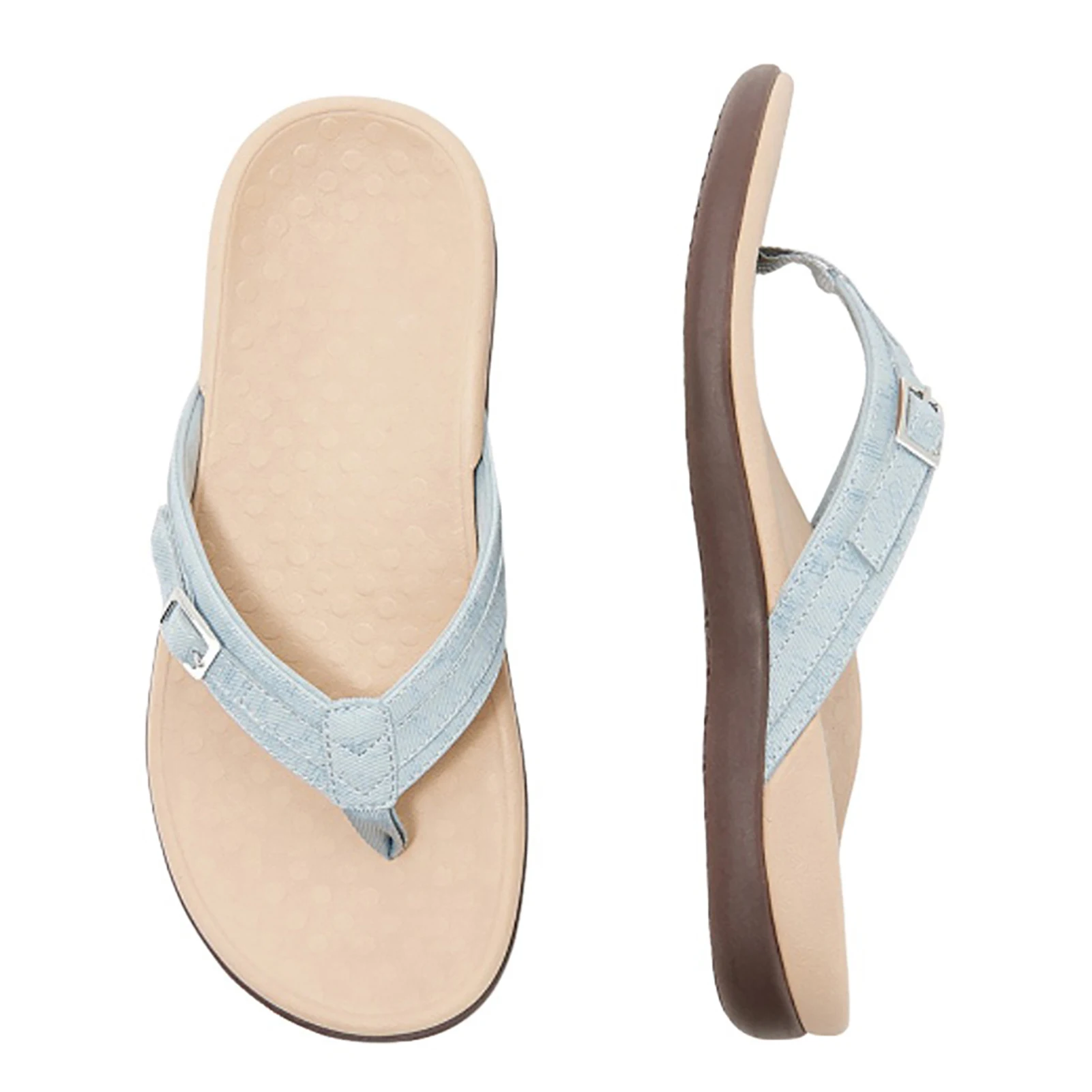 Sommerpantoffeln für Damen, modisch, cool, bequem, leicht, flache Flip-Flops, rutschfeste Outdoor-Strandpantoffeln für Damen – Detail 18