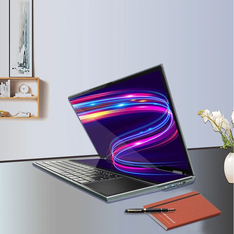 16 + 14 inch dual screen laptop dual screen stock trading office game modeling rendering laptop
