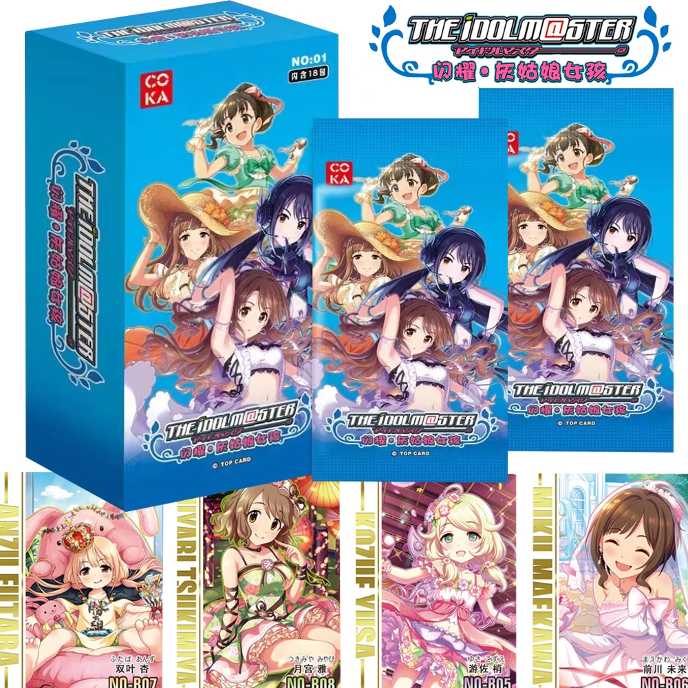 

The Idol Master Goddess Story Series Cards Anime Games Shining Girl Shimamura Uzuki Precious Original Painting Card Kids Gifts