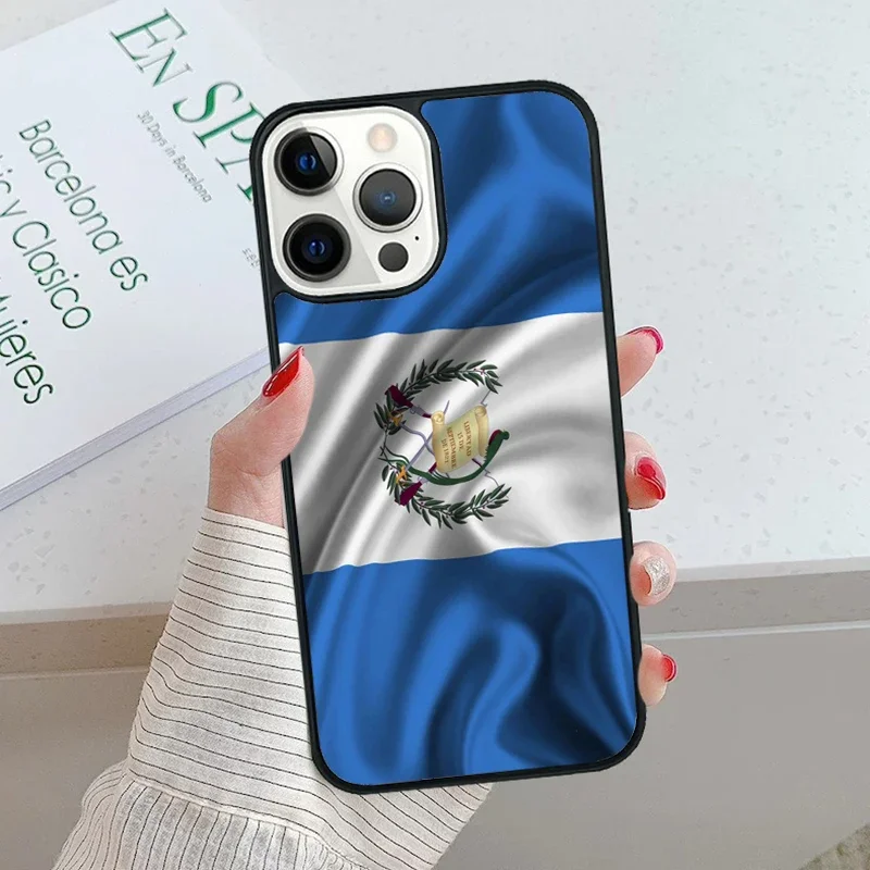 Guatemala Flag Phone Case Cover for IPhone SE2020 15 14 13 Pro Max Coque 12 11 Pro Max for Apple 8 PLUS 7 6S XR X XS Fundas