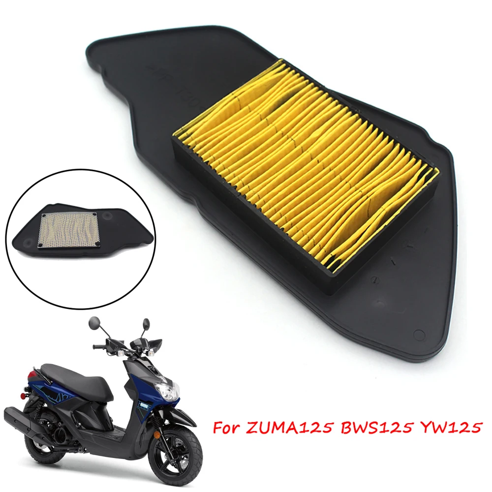 Motorcycle Engine Air Intake Filter Cleaner Scooter Air Filter Element For Yamaha ZUMA125 BWS125 YW125 ZUMA YW BWS 125