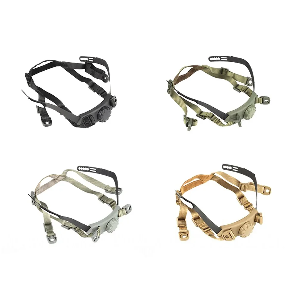 

NEWTactical Helmet Inner Suspension System Hunting CS Helmets Adjustable Head Lock Strap Accessories for FAST SF HIGH CUT HELMET