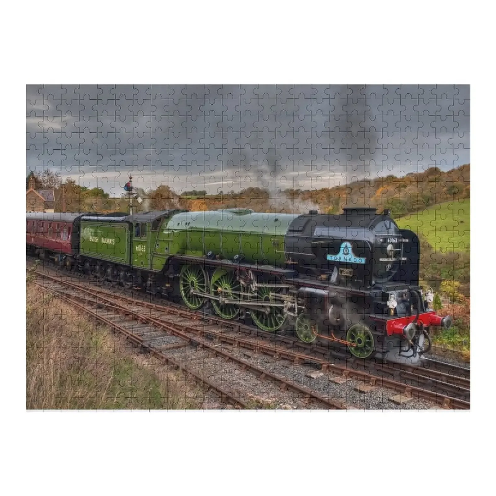 Peppercorn Class A1 60163 Tornado Jigsaw Puzzle Personalized For Kids Custom Child Gift Wooden Decor Paintings Puzzle