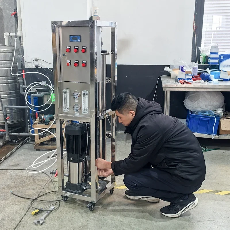 GY500-12N4040-A02 500lph  Water Purification Filter Small RO Reverse Osmosis Water Filter Machine Water Treatment Machinery