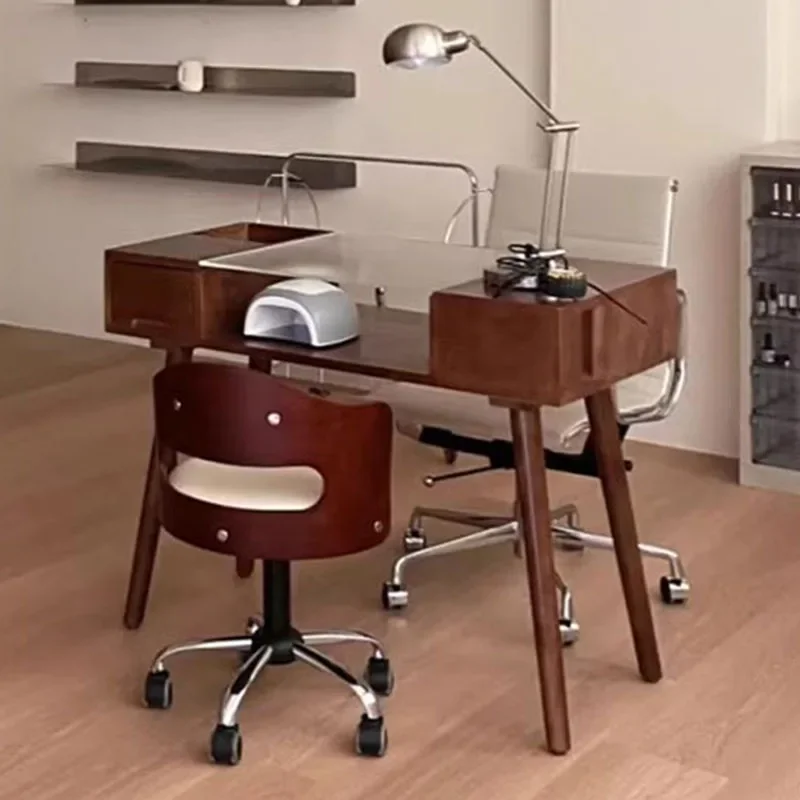 Professional Manicure Table Nail Salon Furniture Beauty Salon Tables Makeup Storage Decoration Mesas De Manicura Trend 2026