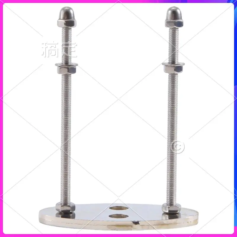 AUU-8 Packs Metal Skateboard Deck Display Wall Mount With Two Screw Holes For Storage Horizontal And Floats Vertically Durable