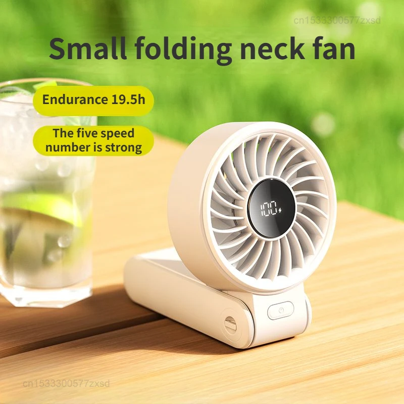 Youpin JISULIFE USB Mini Handheld Fan Cooler Portable Small Charging Fan Mini Silent Charging Desk Dormitory Office Student Gift