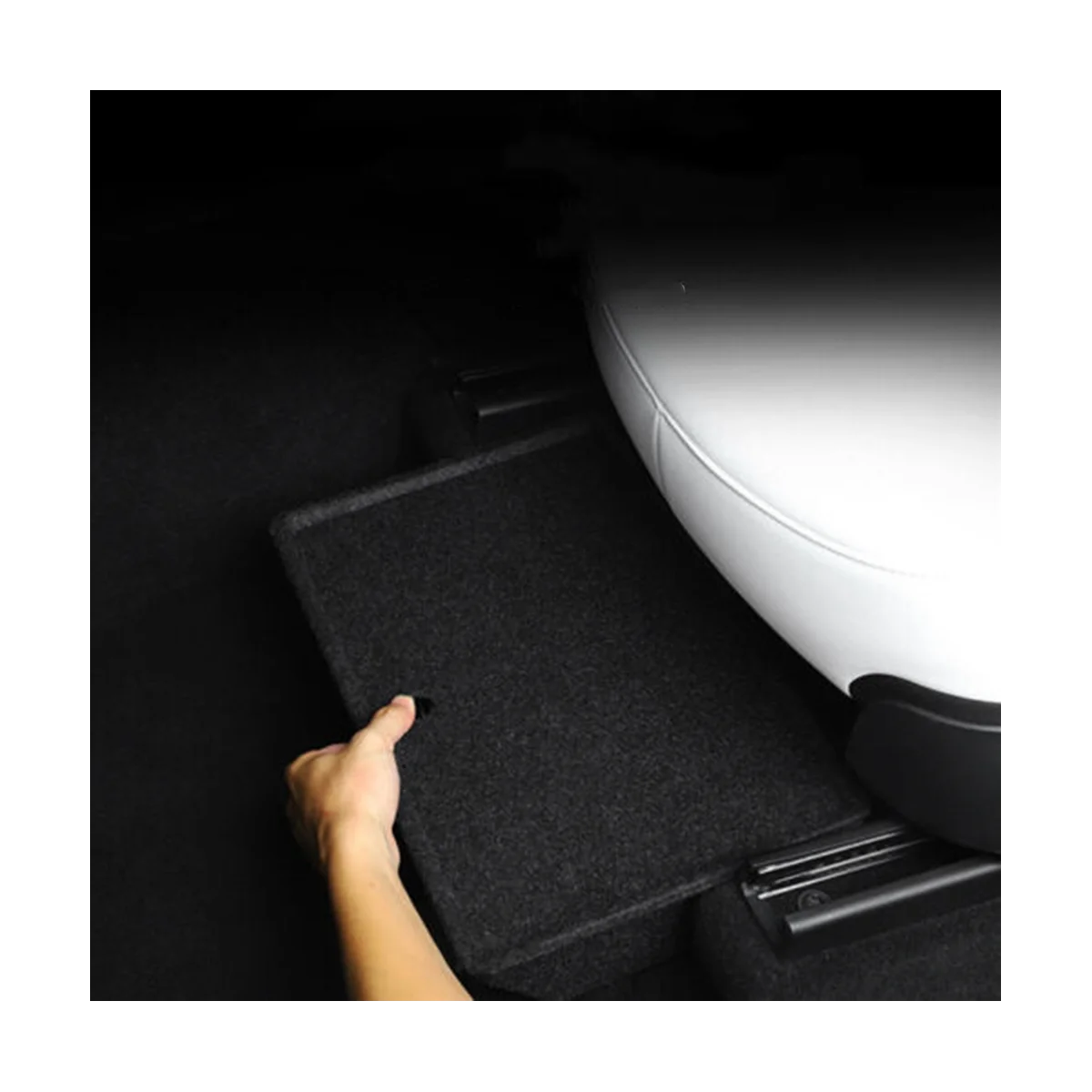 Caja de almacenamiento debajo del asiento, accesorios para automóviles, Tesla Model Y,As