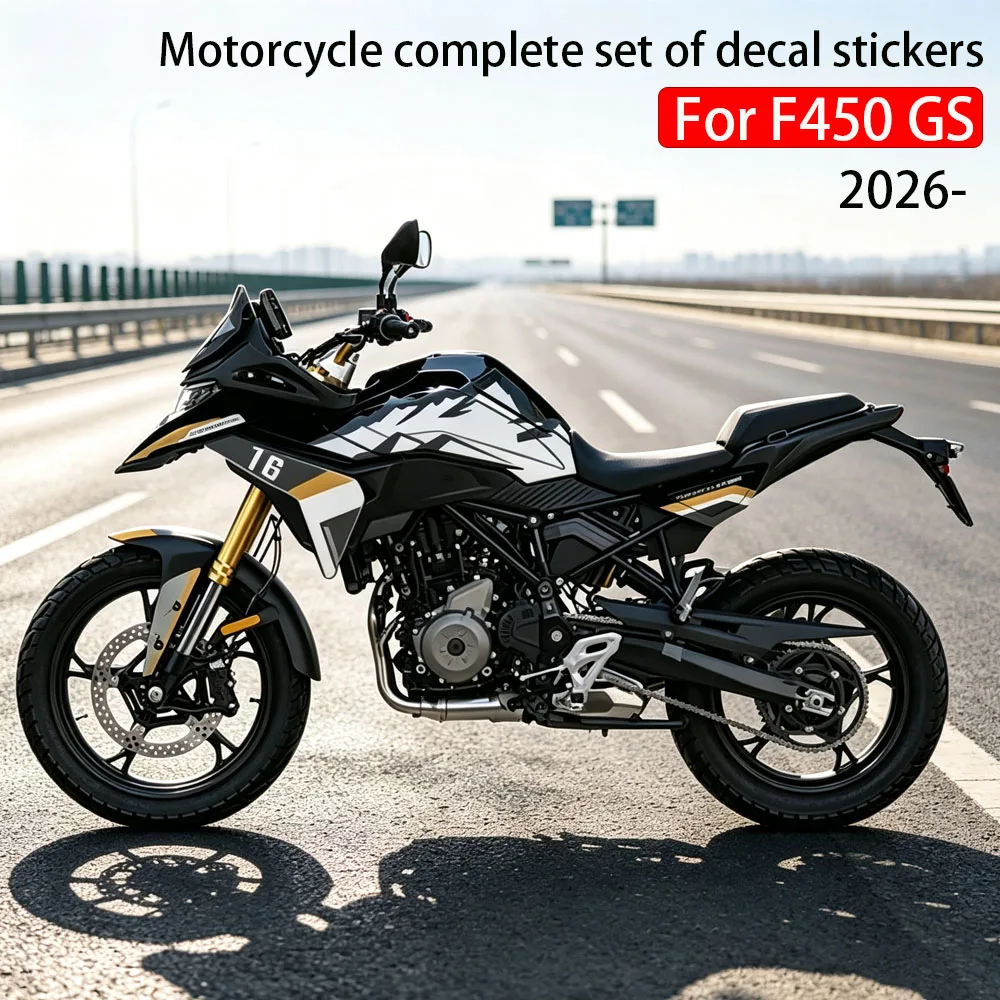 For BMW F 450 GS F450 GS F450GS 2026- Motorcycle Refit Full Body Sticke Fuel Tank Side Decal Protector Decoration Sets Stickers