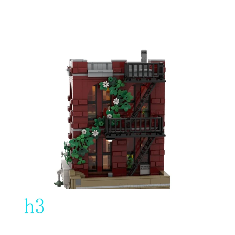 

Spot MOC-199509 1584 шт. современное здание zhu мелкие частицы сборка строительные блоки развивающая игрушка модель украшения подарочный набор
