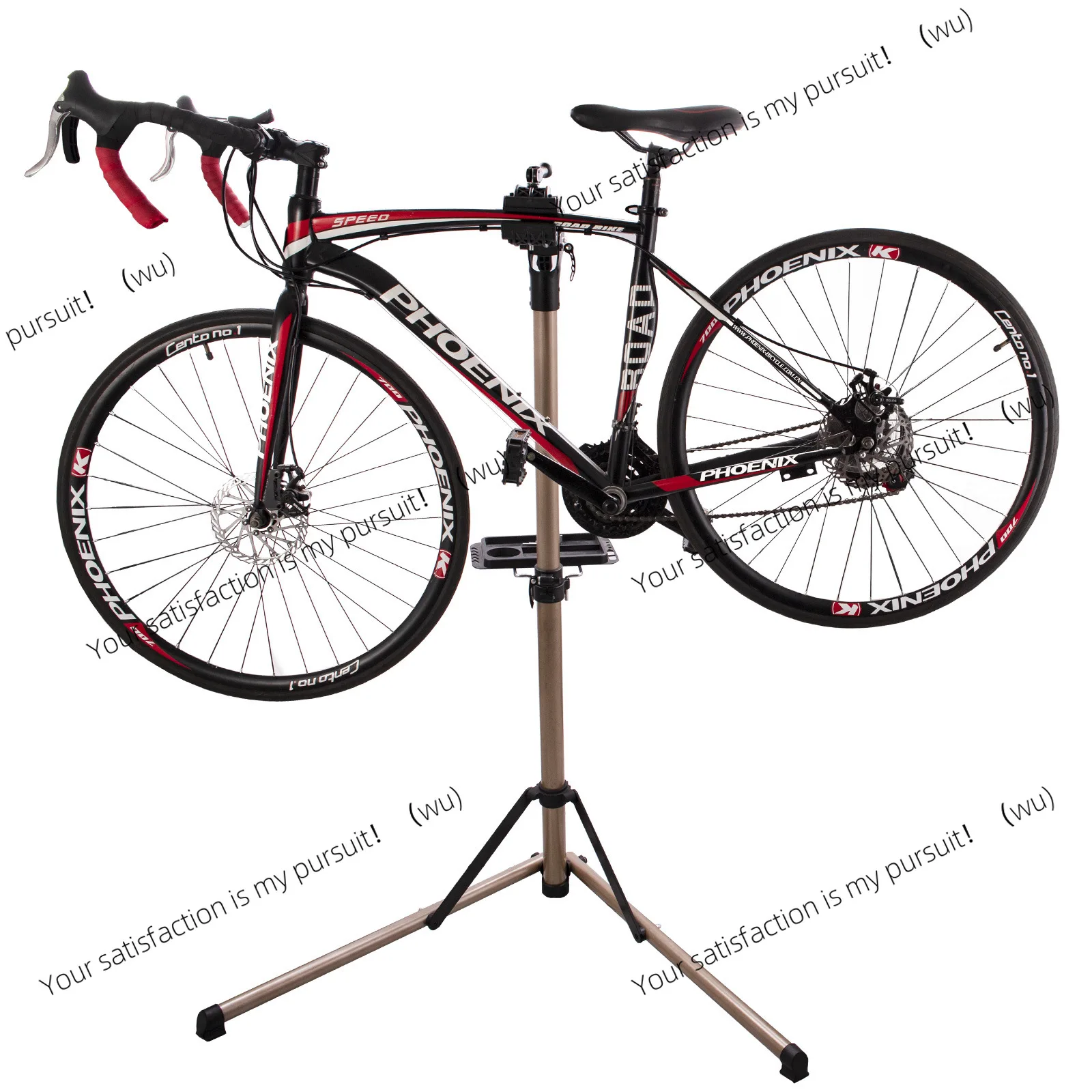 Bicycle Aluminum Alloy Repair Table Repair Rack Universal Repair Bracket Folding Model with Tool Disk Magnetic Suction