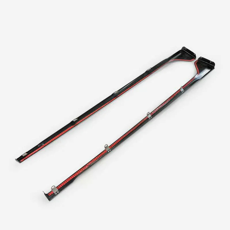 ABS لـ 17-19 سيفيك نوع R FK8 M نوع المصد الأمامي تزيين 2 قطعة/الخلفي تحت المفسد/الشفة الأمامية/الزينة الجانبية #4