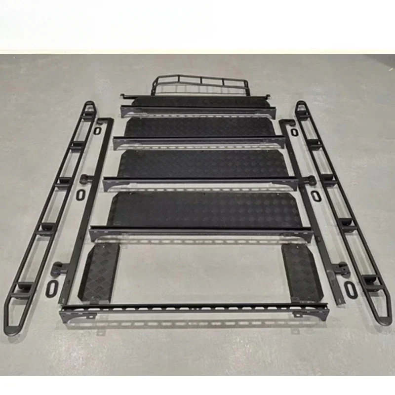 Steel Cargo Carrier And Ladder For SUV For G Class G500 G63 G65 G550 Roof Rack With Rear Ladder  W463 Roof Luggage Rack