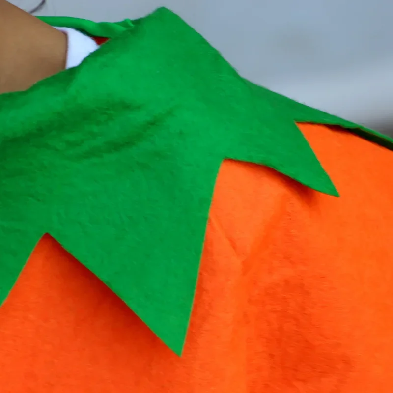 Erwachsene Kinder Party Maskerade Show Nette Lustige Persönlichkeit Kürbis Kostüm Hut Tasche Jungen Mädchen Orange Cosplay Halloween