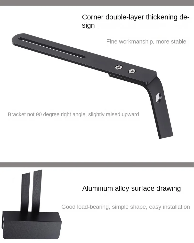 2,8 "5,0mm aquarium licht halter Aluminium Legierung Rost-proof Aquarium Lampe Halter Licht Halterung Aquarium Kronleuchter hängen Rack – Detail 6