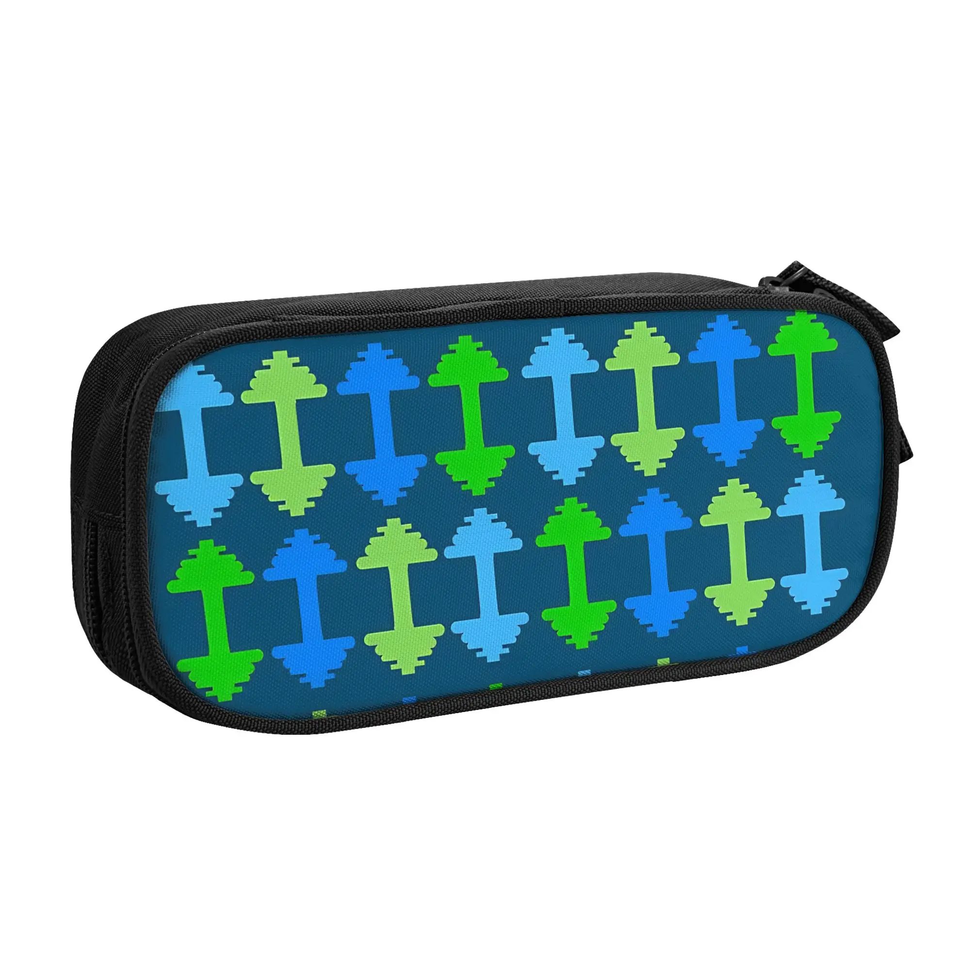 1 piece Stylish Weights design Pencil Case Teen Pen Bag Fitness Office Stationery Bag