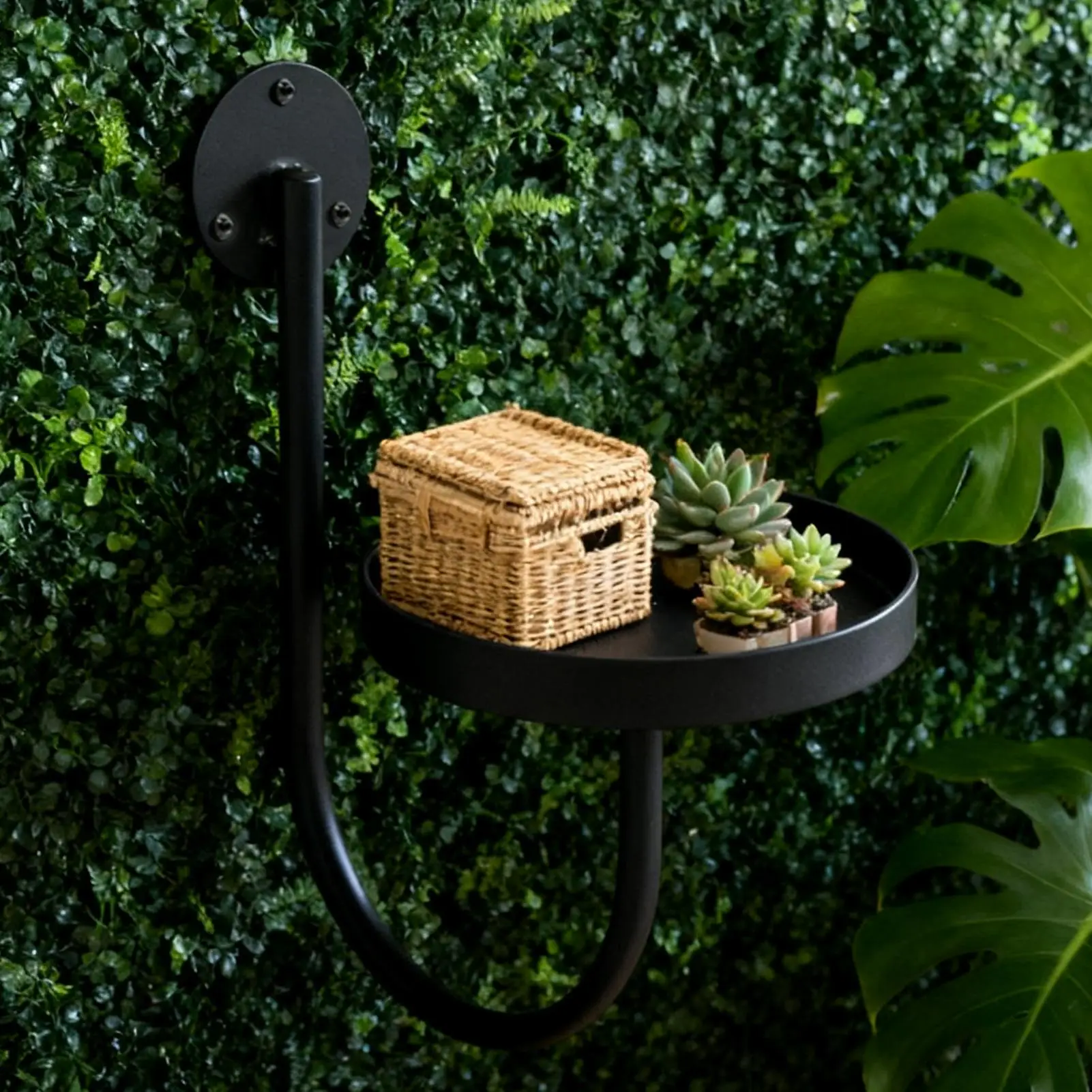 

Настенная подставка для растений, плавающая вертикальная черная оконная подставка для цветов, кронштейн для цветочного горшка, полки для гостиной, сада, балкона