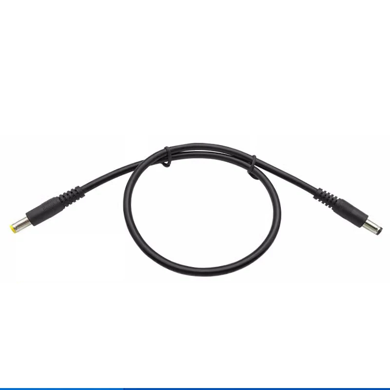 18AWG DC Power Plug 5.5 x 2.5mm Male To 5.5 x 2.1mm Male CCTV Adapter Connector Cable 12V 10A Power Extension Cords 0.5m/1.5m