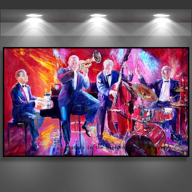 Abstrak Musik Jazz Band Penyan - Picture Of Musical Instrument ulasan dan harga