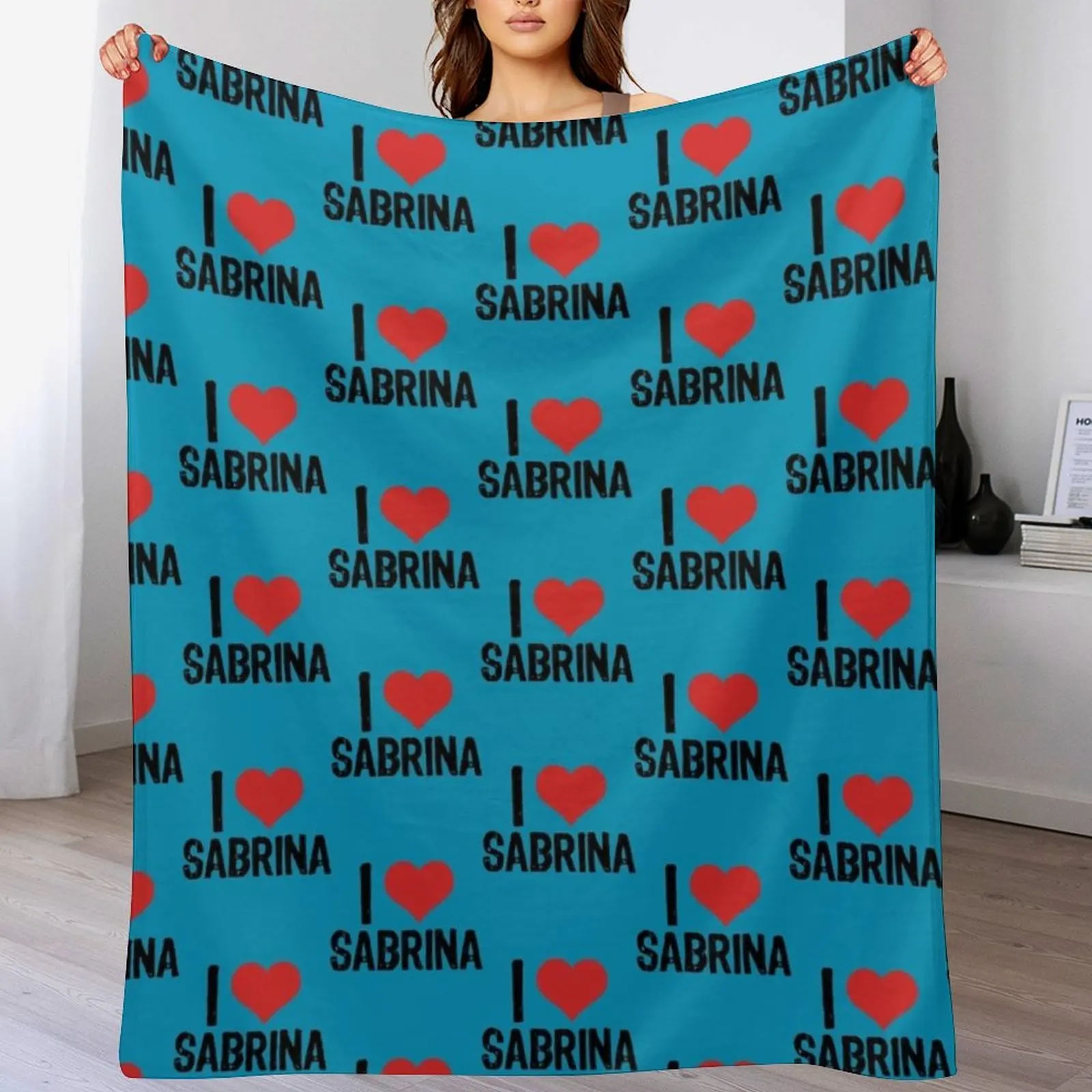 

Copy of Sabrina Carpenter Throw Blanket wednesday Decoratives Beach sofa bed Blankets