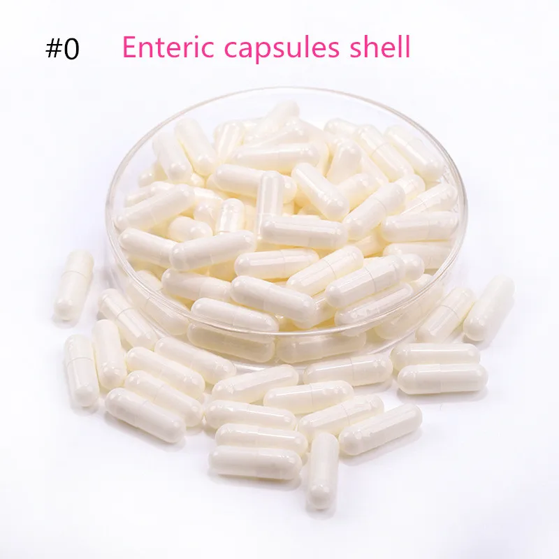 10000PCS Ten thousand Standard Size 0# Empty Capsule Shell Enteric Capsule Not Gastric Soluble Capsules Joined