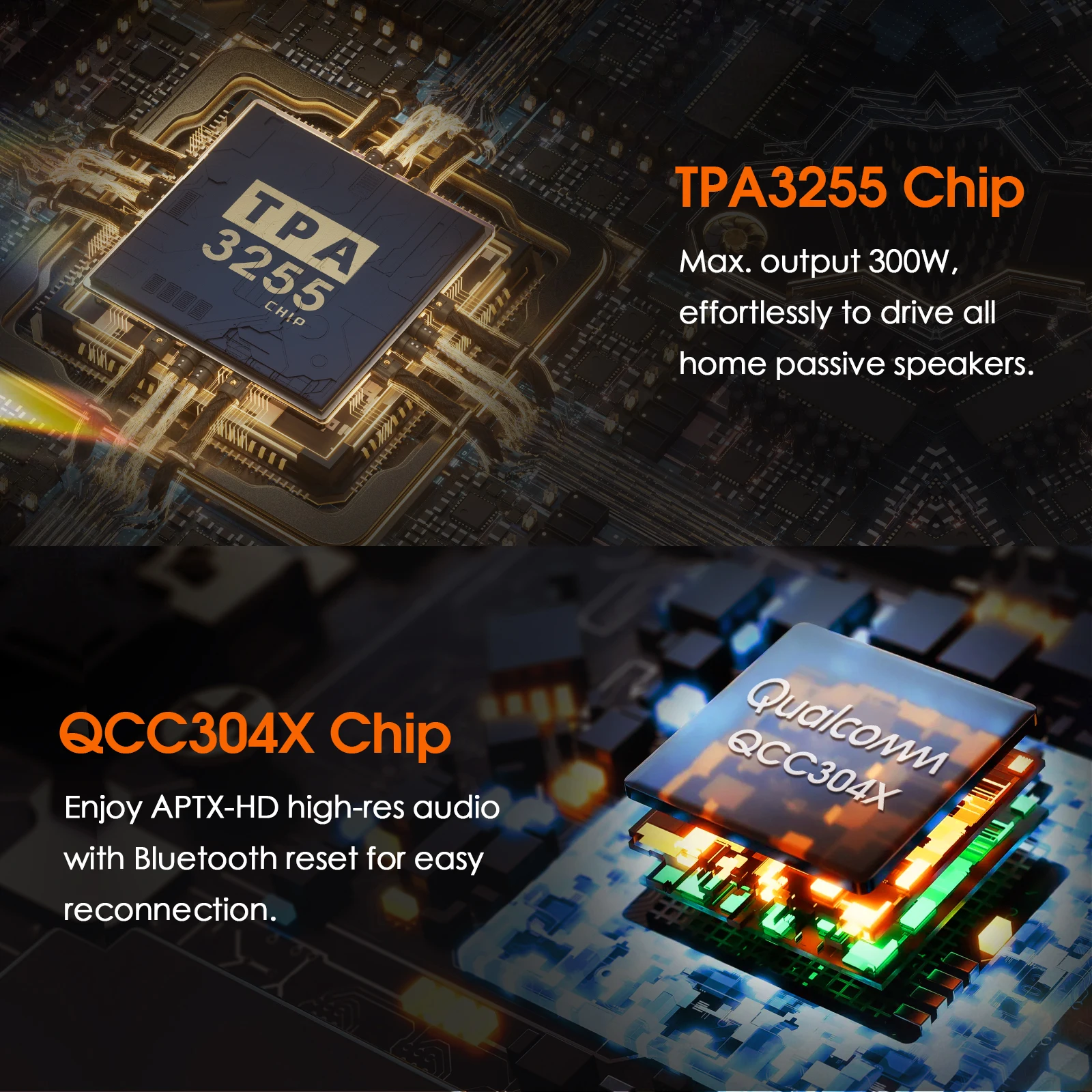 Douk Audio A5 PRO TPA3255 جهاز استقبال بلوتوث مضخم رقمي HiFi Class D Amp مضخم صوت ستيريو