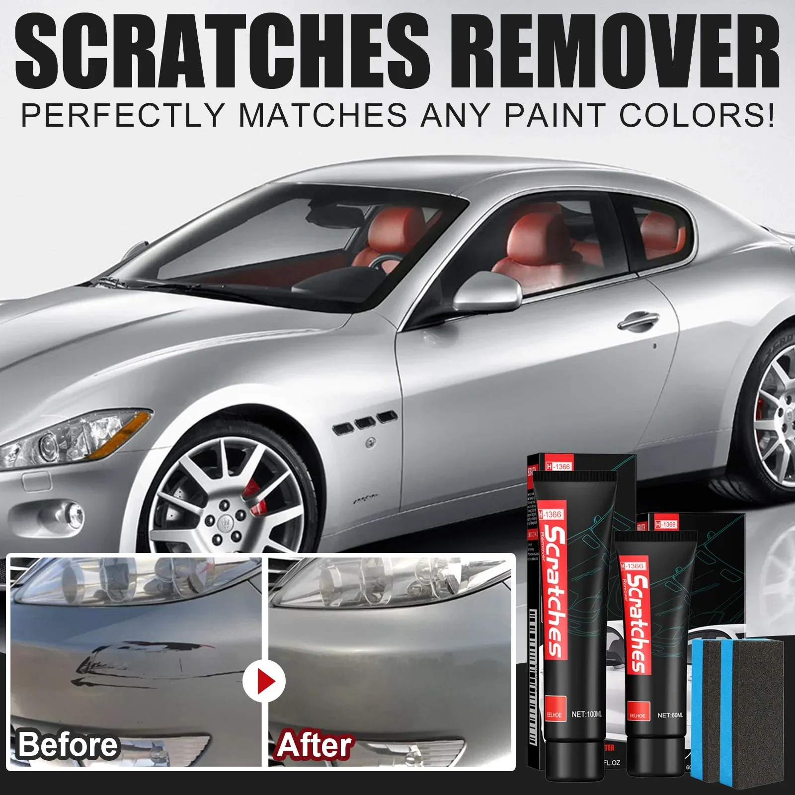 

Car Scratch Polish Paint Finish Cleaning Decontamination Wax Scratch Repair Car Wax Reconditioning Cream