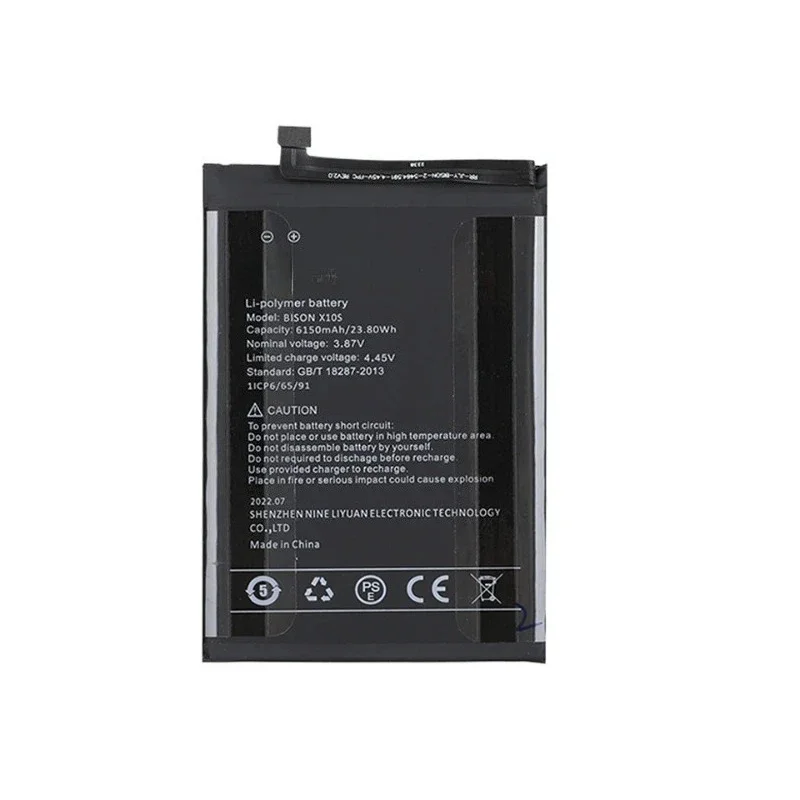 6150mAh for UMI Umidigi X10S BISON 2 BISON 2 Pro Battery Cell Phone Replacement Batteries