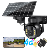Neye 4K 8MP Solar 4G Camera PIR Human Sensing Outdoor Camera with Solar Panel Battery Audio Night Vision Range Camera