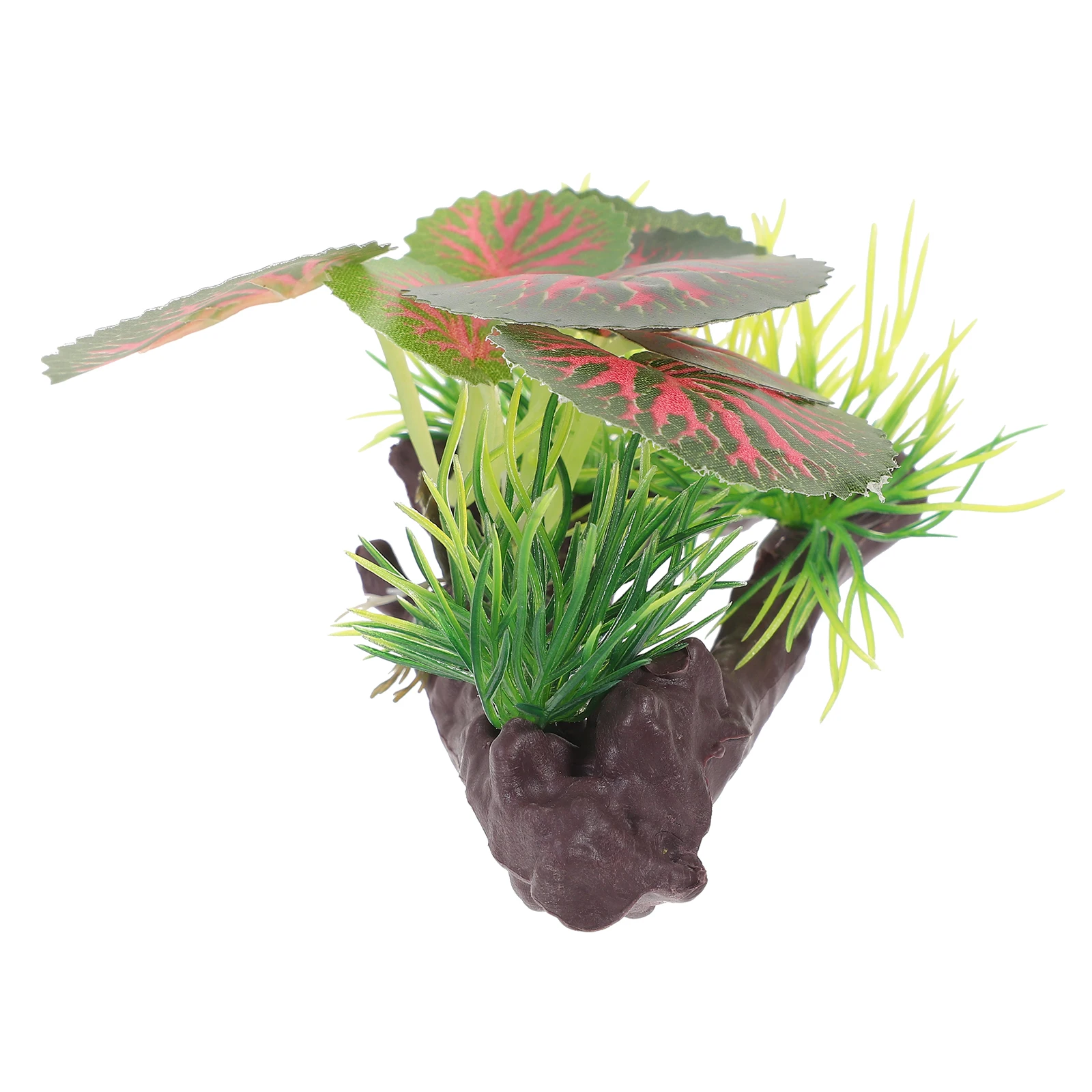 

Artificial Fish Tank Simulated Sediment Wood Water Plant Aquarium Decoration Soft Safe Plastic Aquarium Landscape Ornament