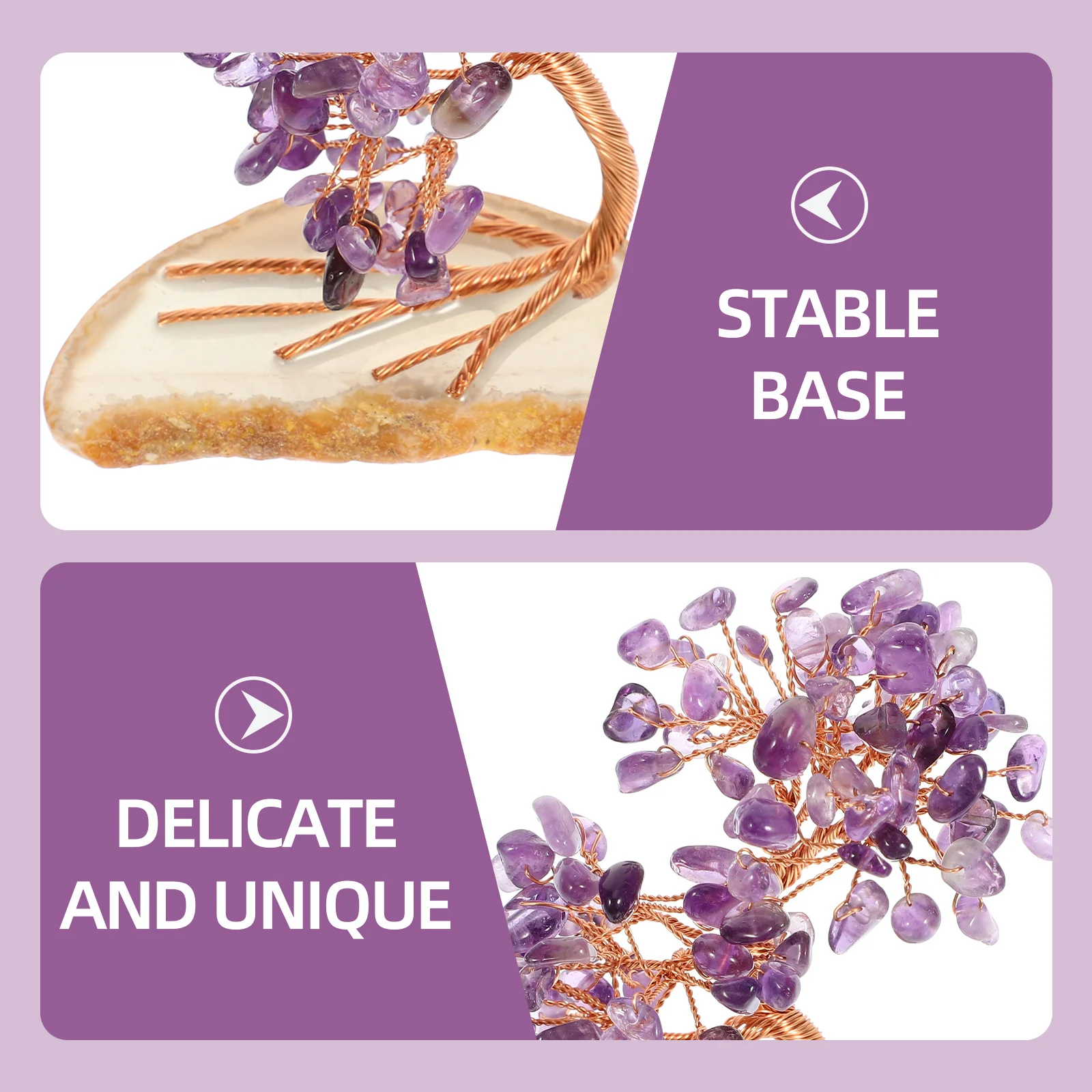 

Crystal Tree Craft Adornment Fine Workmanship Tabletop Ornament Crystal Tree Home Decor Desktop Adornment