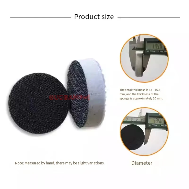 1-6Inch 25-150mm 5-70 Holes Soft Sponge Interface Pad For Sanding Pads Hook&Loop Sanding Discs Sander Backing Pads Buffer