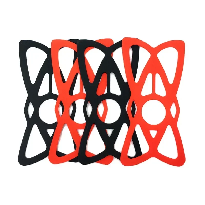 حامل هاتف سيليكون مرن للدراجات النارية ، قبضة مثبت لهاتف Gopro 7 ، 7Plus ، 8 ، 11 ، 12 ، أحمر ، أسود ، حبل مطاطي