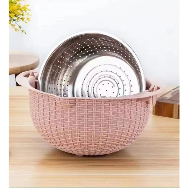 

High-quality stainless steel rotatable filter basket-shaped filter bowl for household kitchens for cleaning