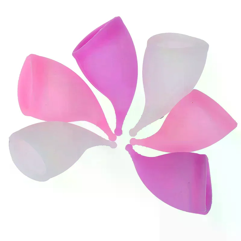 /YOV/ Silicone Soft Menstrual Women Period Cup Size Small Large Pads Reusable