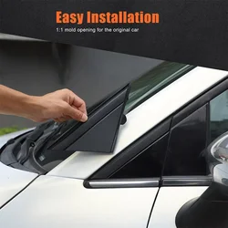 Replacement Car Left+Right Door Mirror Flag Triangle Trim Panel For FIAT 500 2012-2024 1SH17KX7AA 1SH16KX7AA 735426887 735426886