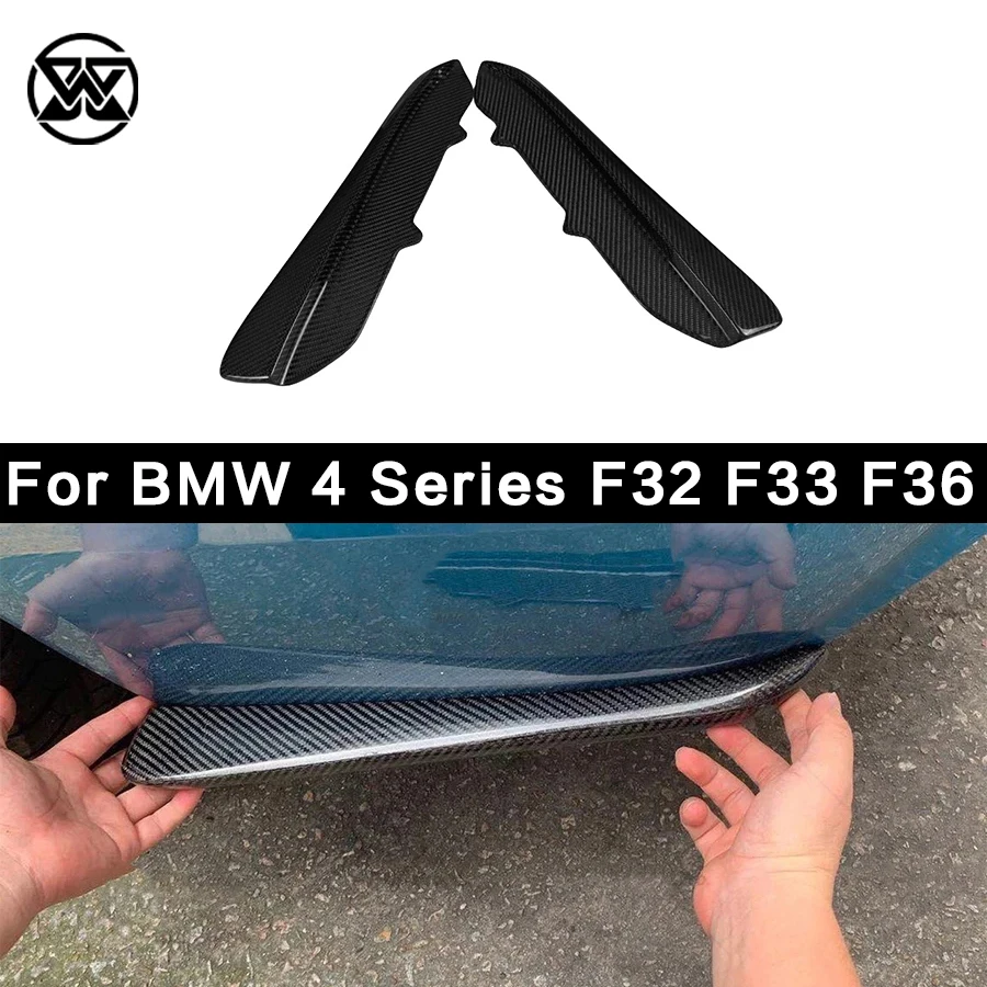 

For BMW 4 Series F32 F33 F36 M Sport 2013-2018 Carbon Fiber Rear Bumper Lip Diffuser Splitter Canard Spoiler Car Body Kit