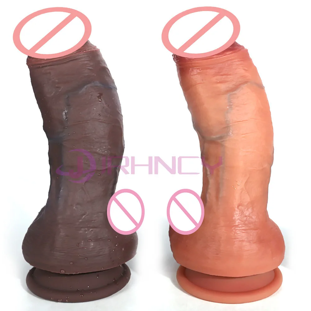 Super realistischer Dildo für Frauen riesiger Silikon Penis weibliche Masturbation gefälschter Dildo mit Saugnapf Erwachsenen Sex spiele kein Vibrator